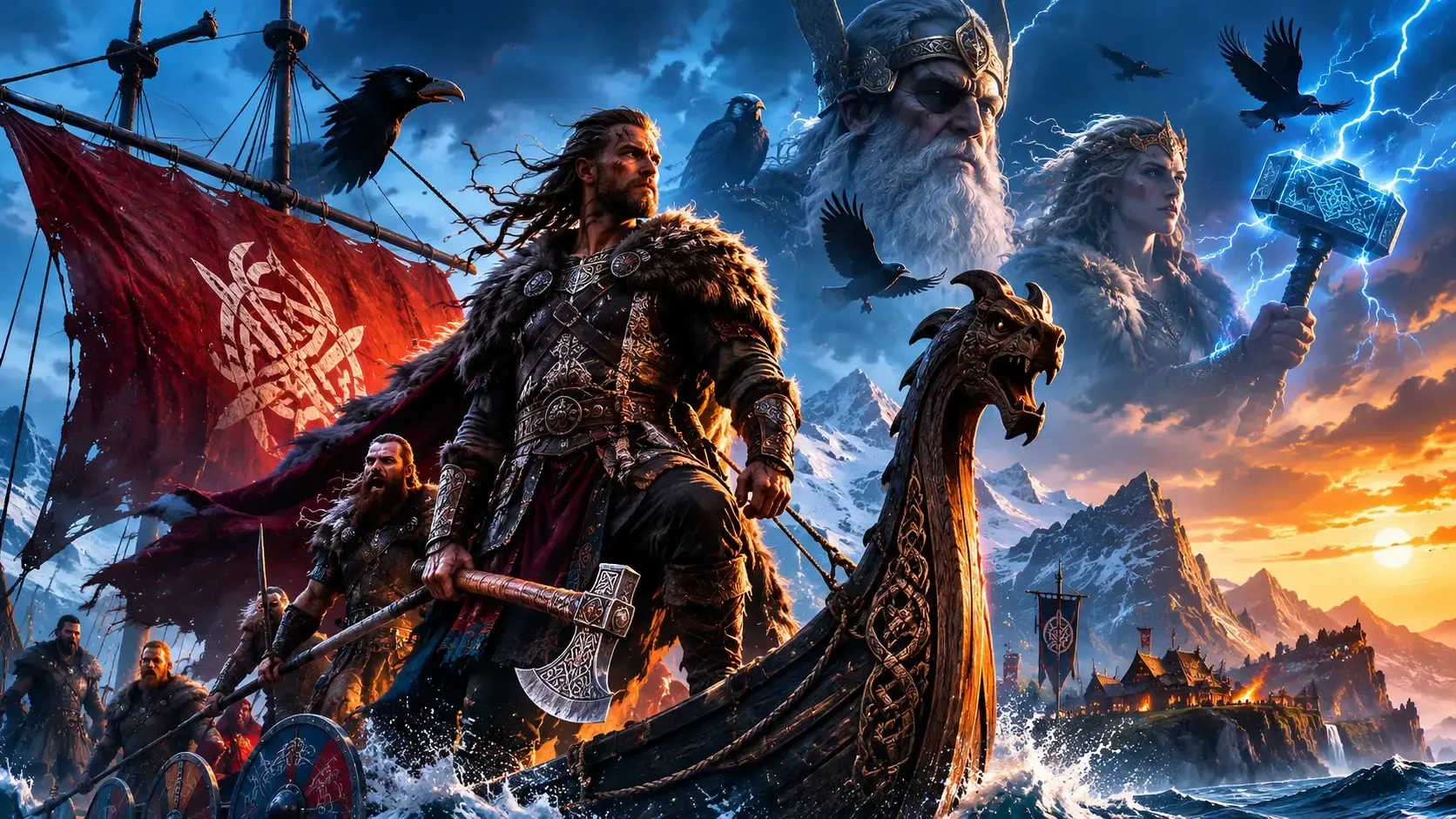 9 Stories with Viking Adventures and Norse Mythology Audio Shows